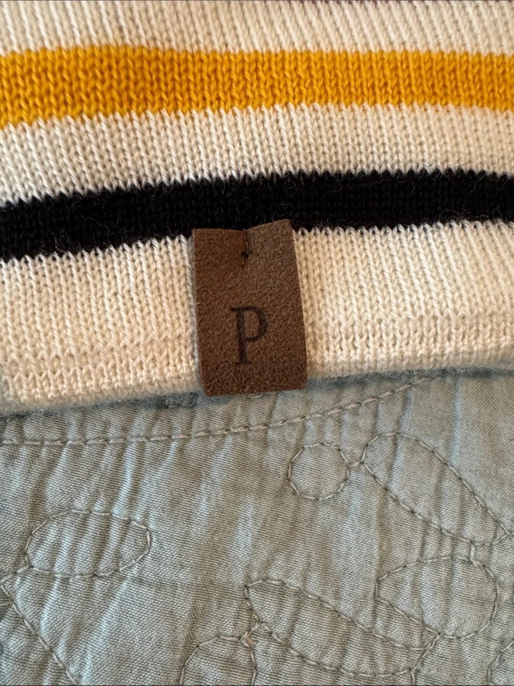 Striped Knit Headband with Multicolor Stripes